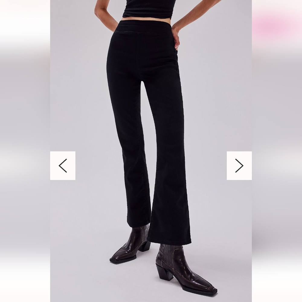 Free People We The Free In My Feelings Cropped Slim Flare Jeans